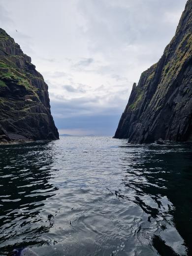 Acantilados en la bahía de Dingle