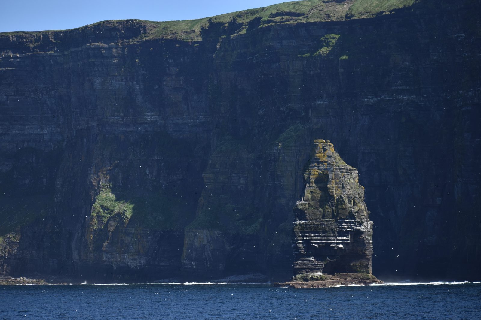 Acantilados de Moher vistos desde el mar