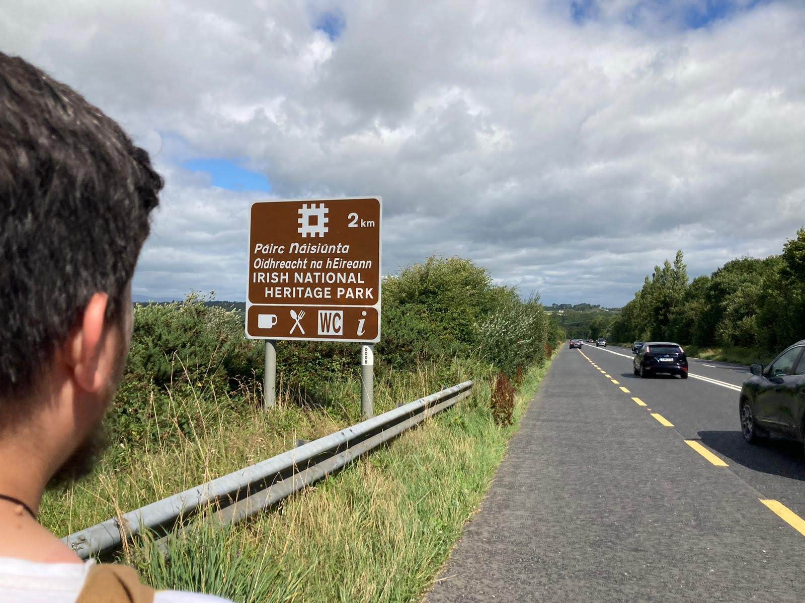 Camino al Irish National Heritage Park, viaje en solitario a Waterford